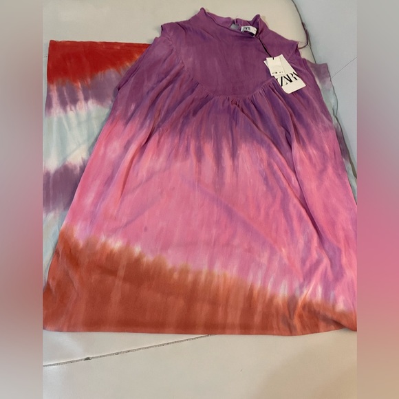 Zara tie dye knit maxi summer dress Medium - Picture 7 of 11